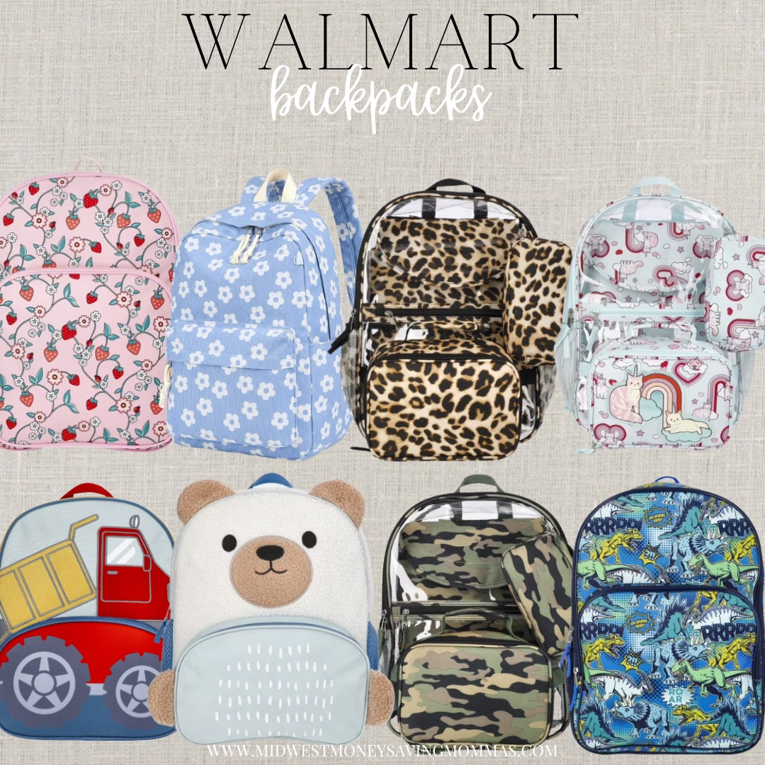 Backpacks 

Back to school kids school supplies backpacks Walmart finds

#LTKmomlife #LTKKids #LTKSeasonal