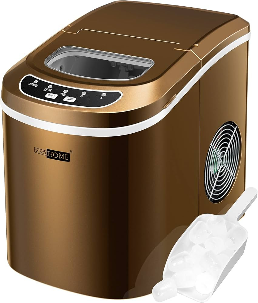 VIVOHOME Electric Portable Compact Countertop Automatic Ice Cube Maker Machine with Hand Scoop an... | Amazon (US)