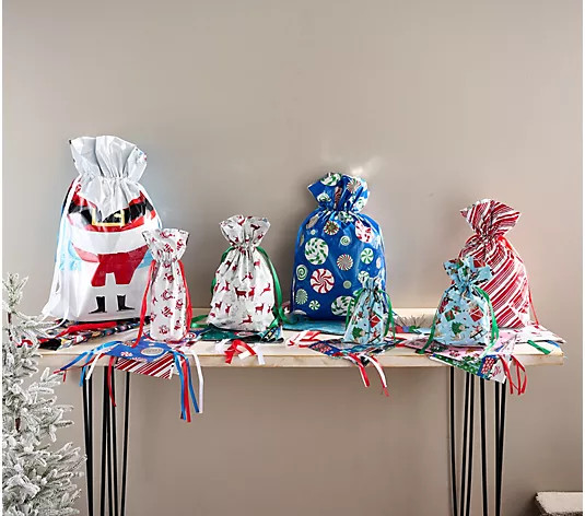Kringle Express 50-Piece Gift Bags & Tags Set | QVC