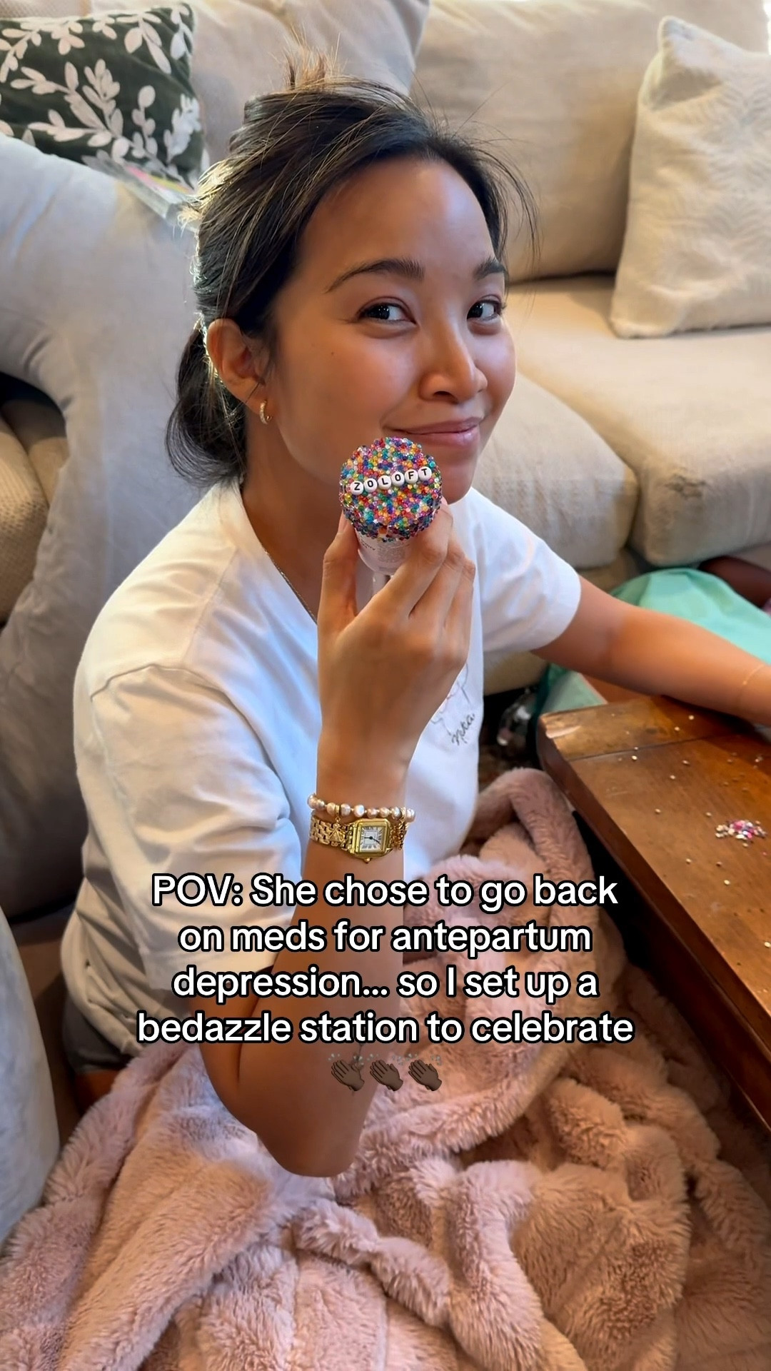 Yes, antepartum depression is a real thing (look it up). We are so thankful for her OB who always advocates for her mental health in the safest way for our growing baby. To all the women out there taking medication for mental health, let’s crush the stigma and start celebrating moms who choose courage, however it looks. You’re not alone. 

Here’s everything I got for her bedazzling station! ✨✨✨👏🏿

#LTKFamily #LTKHome #LTKFindsUnder100