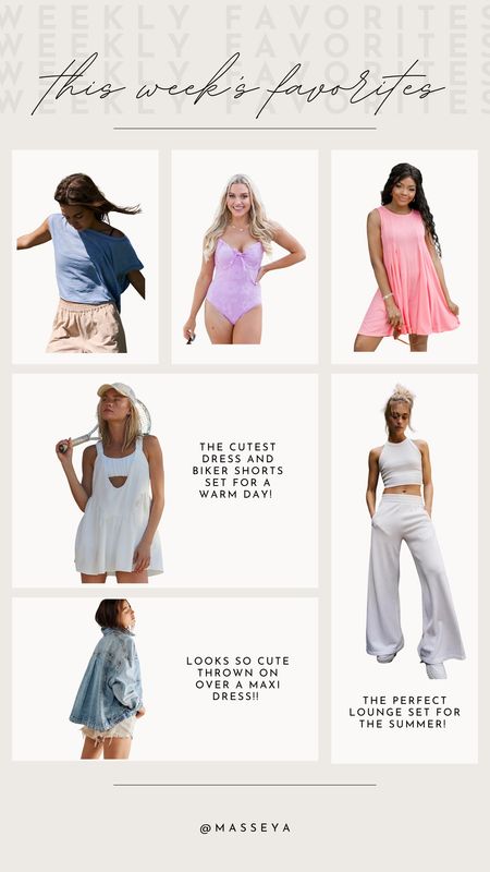 Weekly favorites!! We are loving the free people finds!!

Free people tops, summer style, casual outfits, matching sets 

#LTKFindsUnder100 #LTKStyleTip #LTKFindsUnder50
