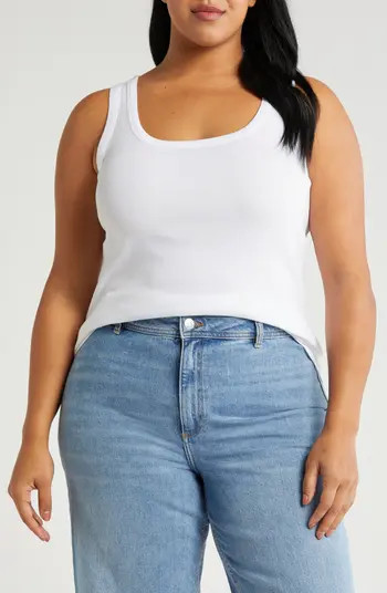 Caslon® Melody Rib Tank Top | Nordstrom | Nordstrom