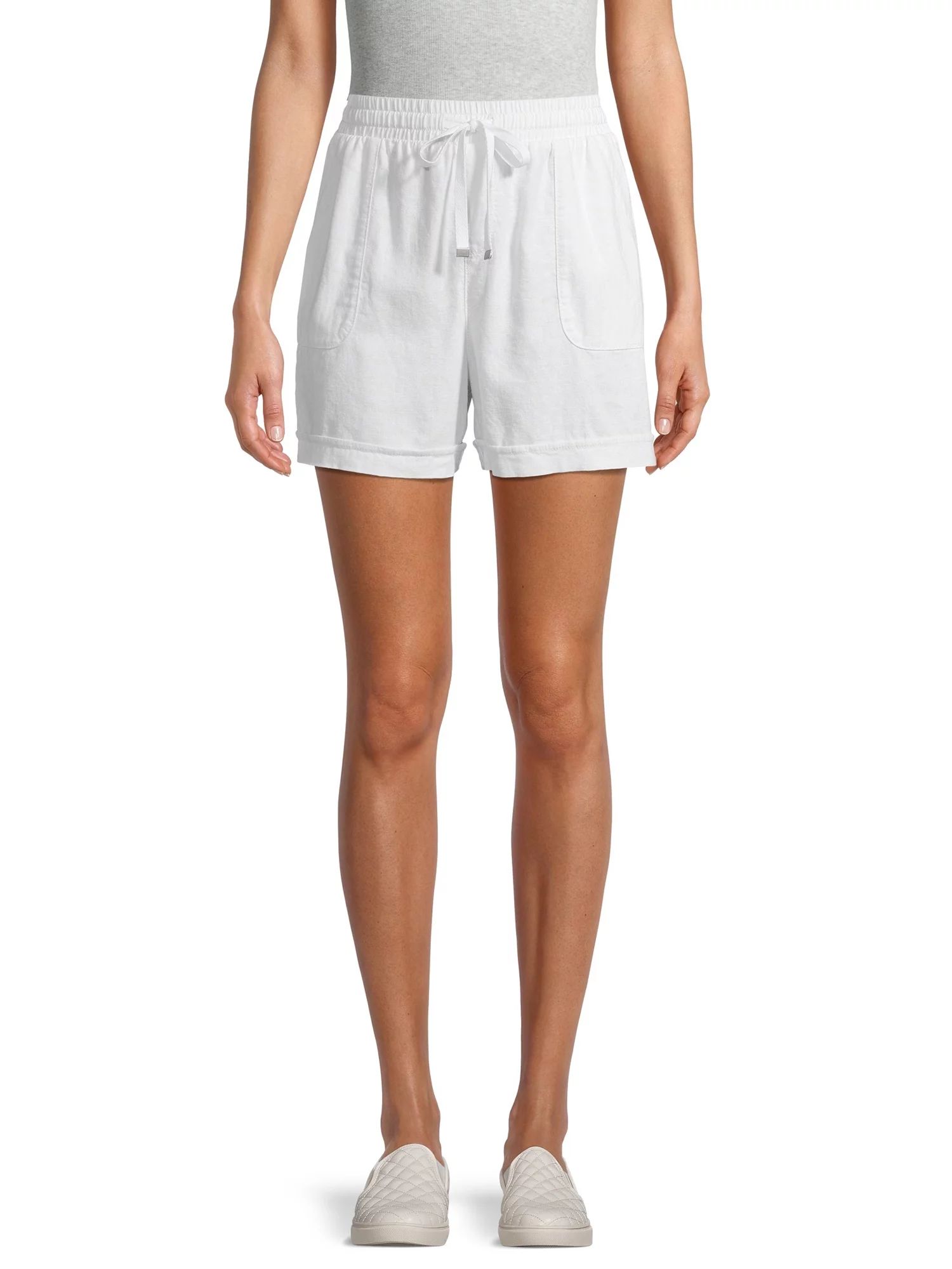 Time and Tru Linen Short | Walmart (US)