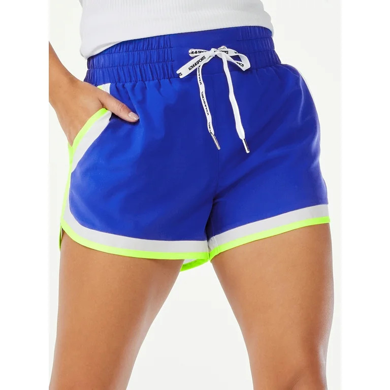 Love & Sports Women's Retro Running Shorts - Walmart.com | Walmart (US)