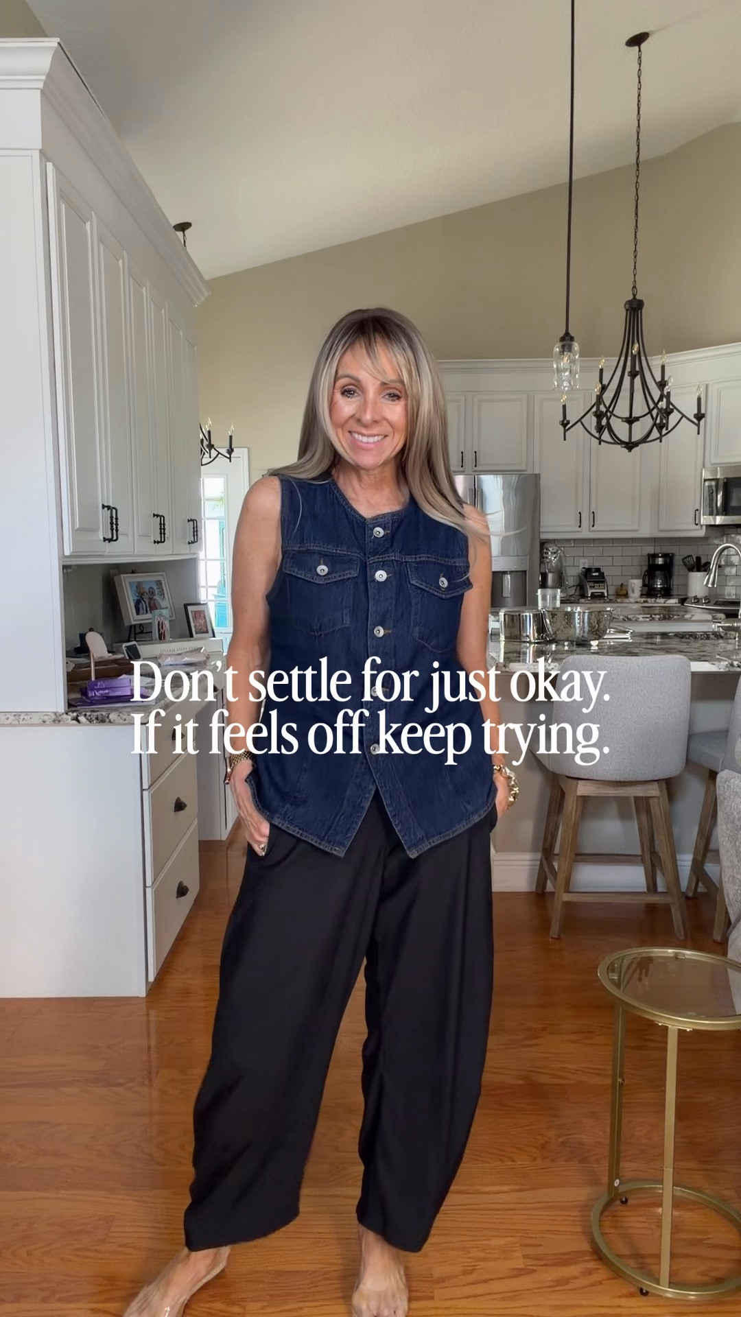 Finding the right fit and not giving up till it’s just how I like it. No more settling. 


#LTKOver40 #LTKootd #LTKSaleAlert