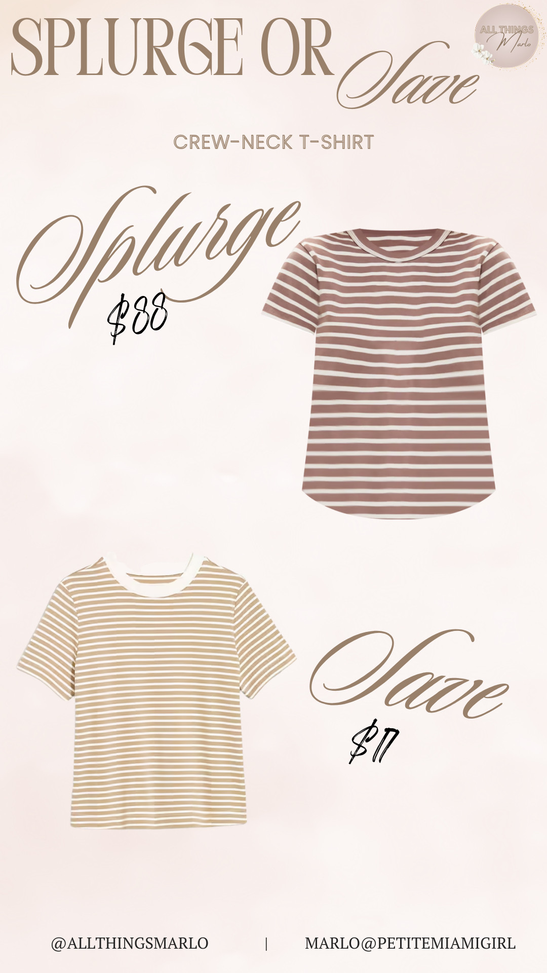 Crew-Neck T-Shirt 

 #LTKSaleAlert #LTKWorkwear #LTKTravel