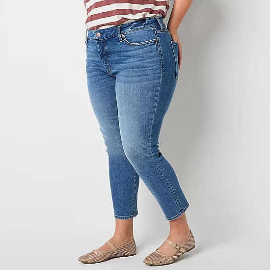a.n.a - Plus Womens High Rise Skinny Fit Jean | JCPenney
