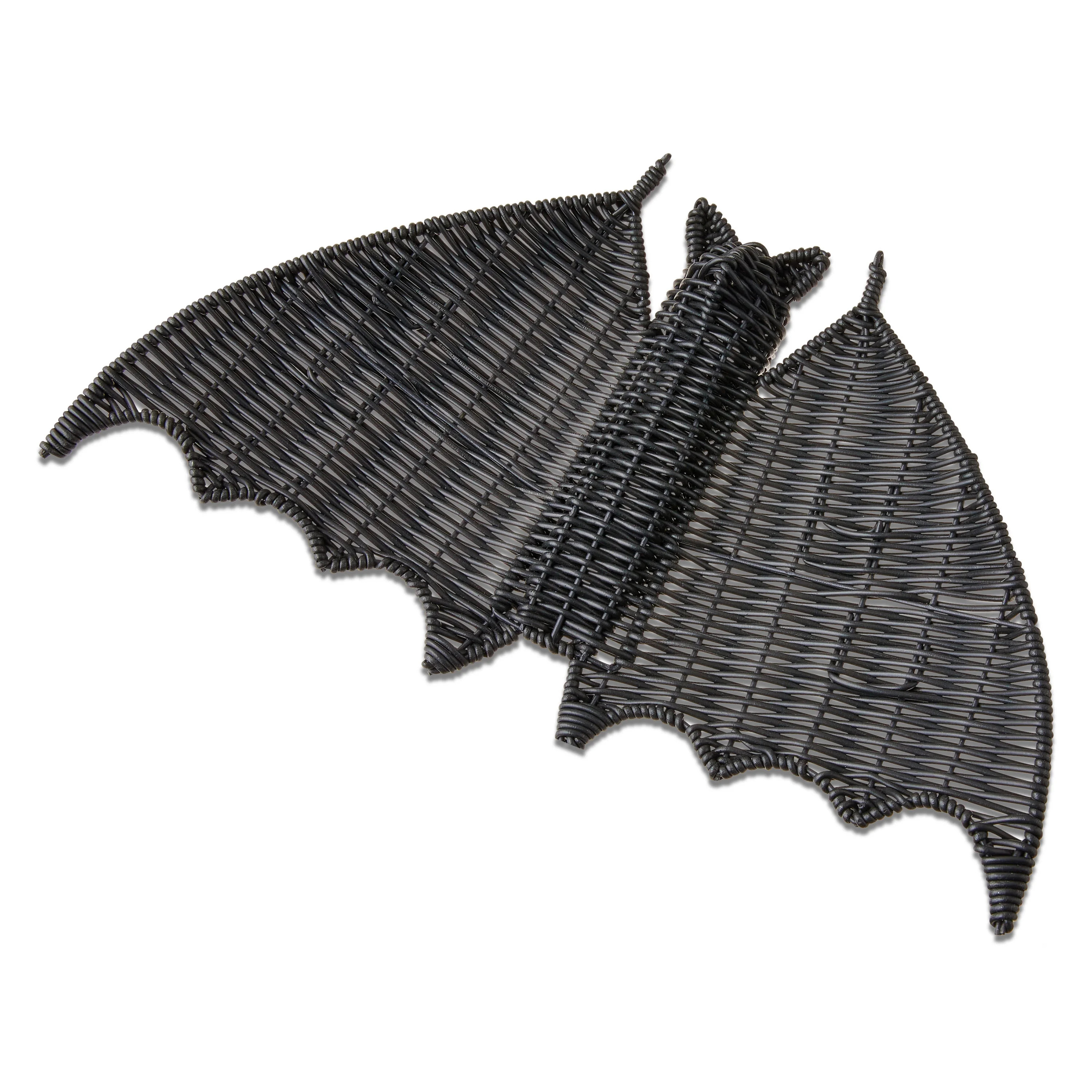 Woven Bat Tabletop Decor, Black, 9.25", Halloween by Way To Celebrate | Walmart (US)