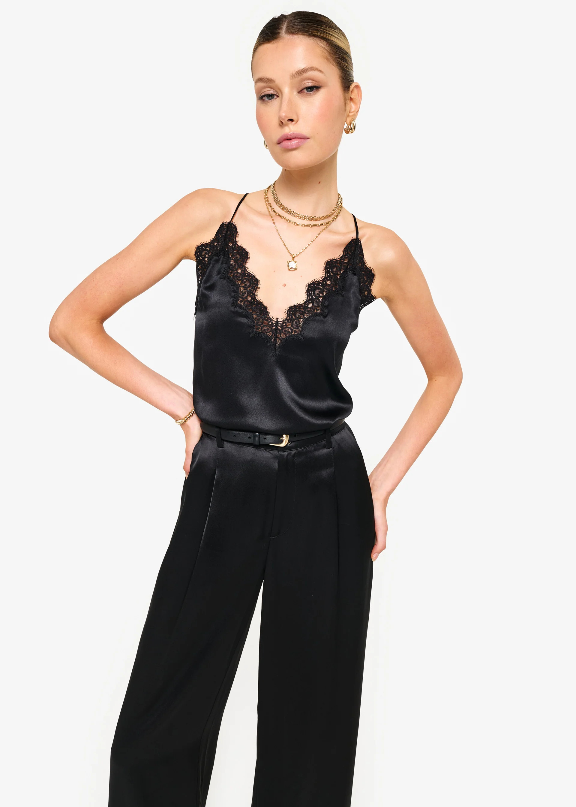 Everly Cami Black | CAMI NYC