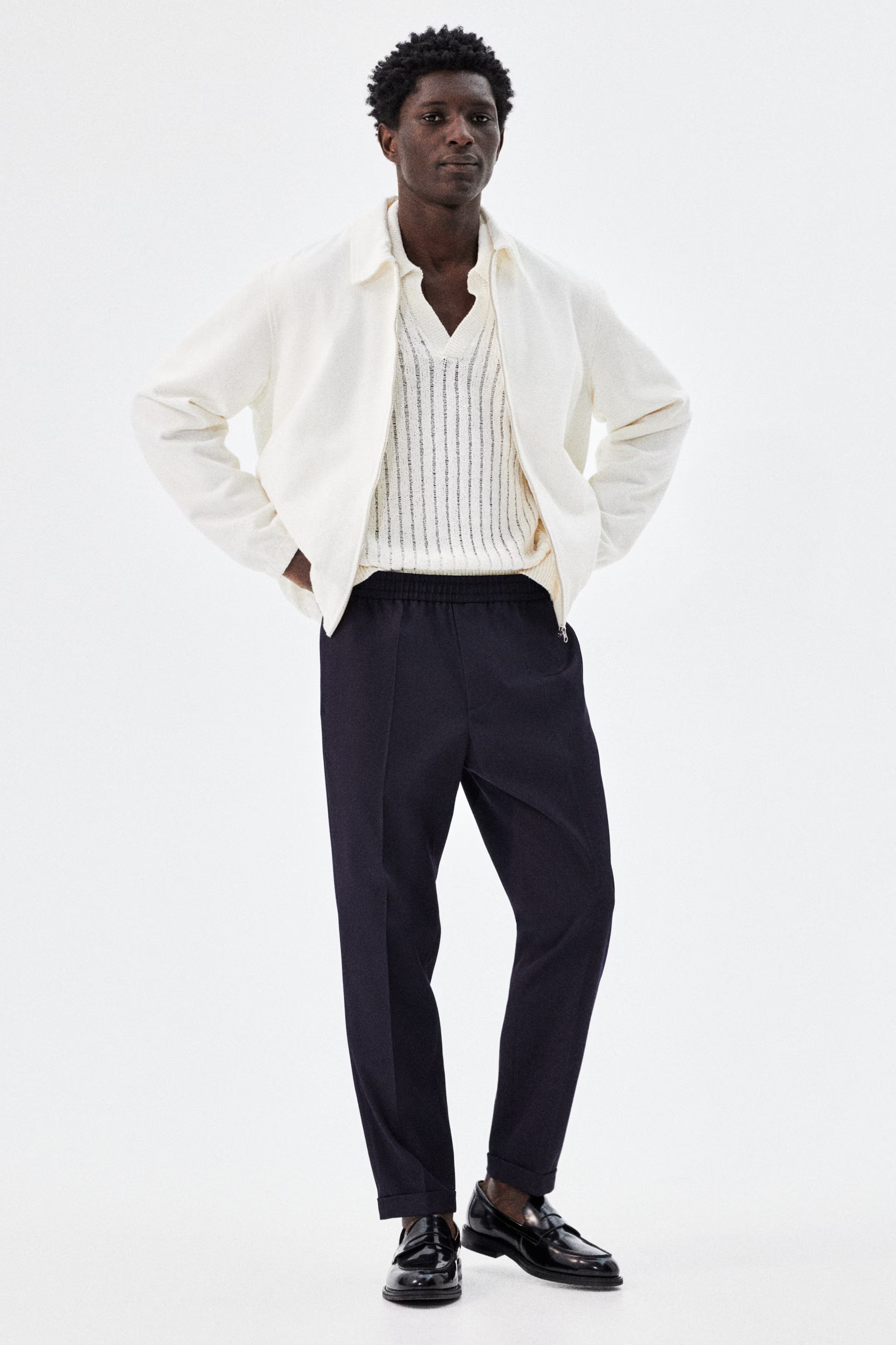 Slim Fit Twill Pants | H&M (US + CA)