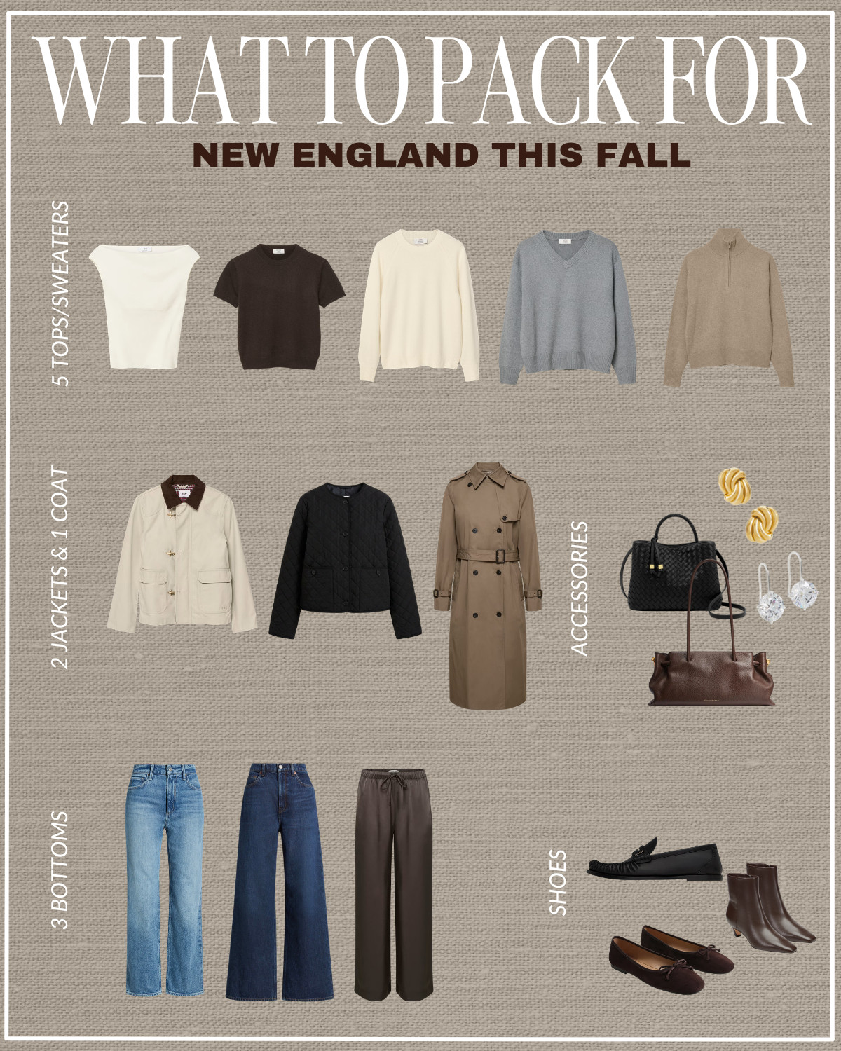 what to pack for new england this fall 

fall style / fall outfits / east coast / style over 30 / elevated style / preppy style / aritzia / banana republic factory / paige jeans / lodge pants / cashmere sweaters / quarter zip sweater / barn jacket / quilted jacket / trench coat / katie loxton purse / ysl loafers / sam edelman ballet flats / marc fisher kitten heel booties

#LTKSeasonal #LTKTravel