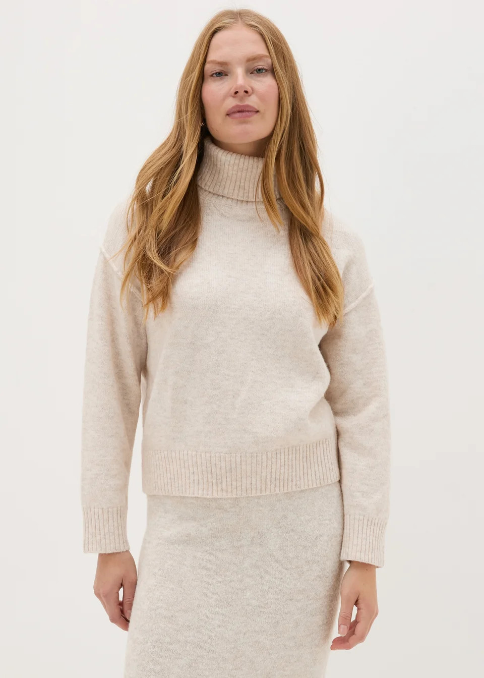 Beige Roll Neck Jumper | Matalan (UK)