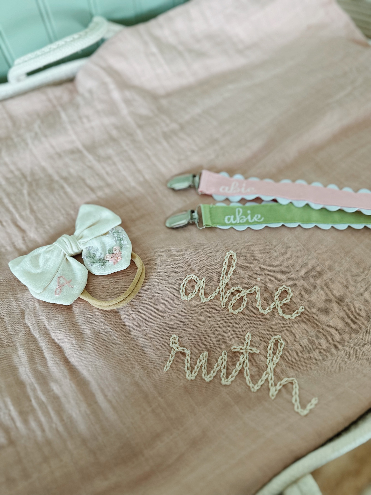 Waiting on this little girl is the sweetest & most grueling test of patience 😂 seeing all of her sweet little things just waiting on her arrival have us so eager to finally get our hands on her! 

We love Etsy for all things custom, & AB is ready to go! Click the link to shop some of our favorites so far 🤍

#LTKbump #LTKfamily #LTKbaby