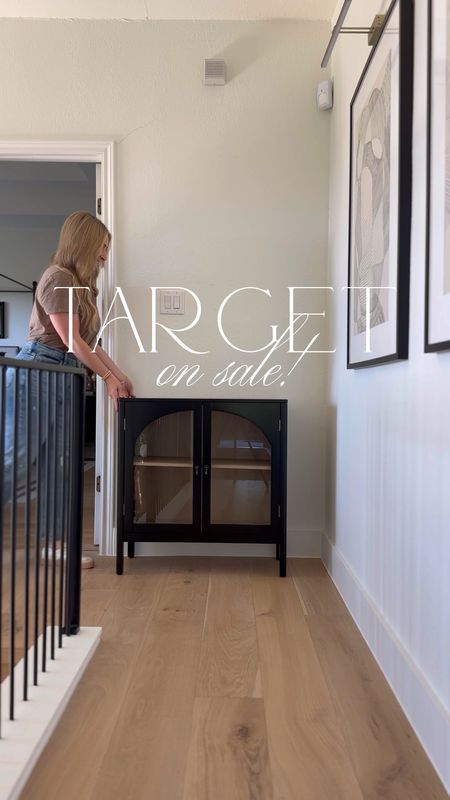 Target look for less black arch cabinet on sale! This has been a best seller and I totally understand why! Beautiful quality and style and the price is incredible. Great for a hallway, small entryway, or even two side by side to create a larger piece! 

#LTKHome #LTKStyleTip #LTKSaleAlert