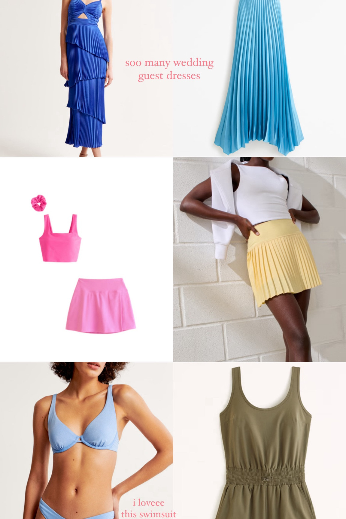 mdw, memorial day sales, swim, wedding guest dresses, bathing suit, romper, activewear, tennis skirt, a&f

#LTKwedding #LTKswim #LTKsalealert