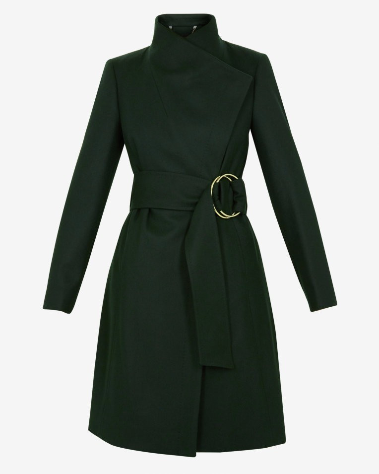 Belted high neck wool coat | Ted Baker (UK)