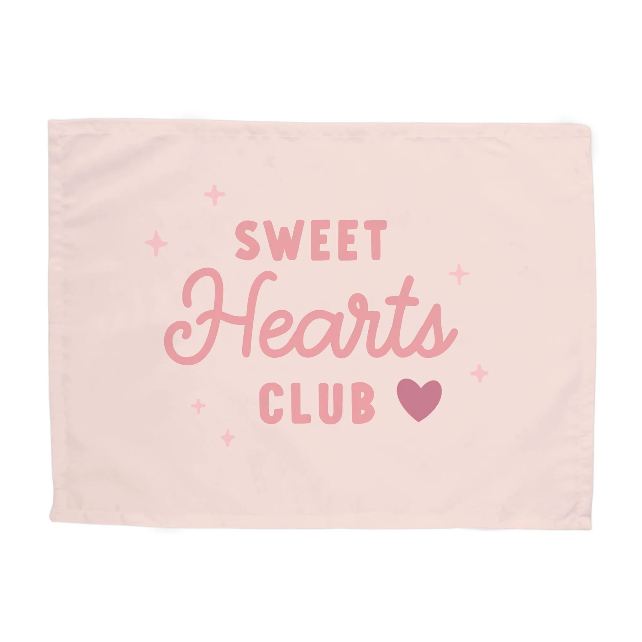 {Pink} Sweet Hearts Club Banner | Hunny Prints