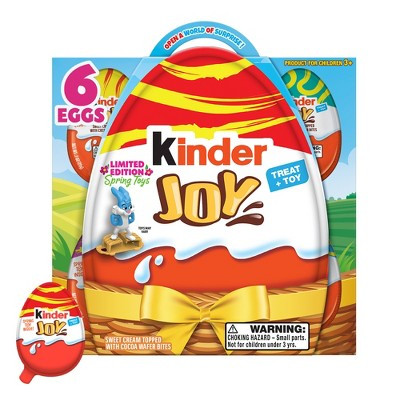 Kinder Joy Easter Eggs - 4.2oz/6ct (Packaging May Vary) | Target
