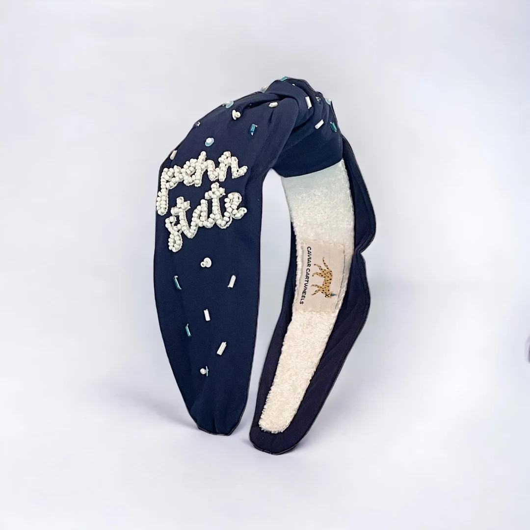 Penn State Beaded Headband - Etsy | Etsy (US)