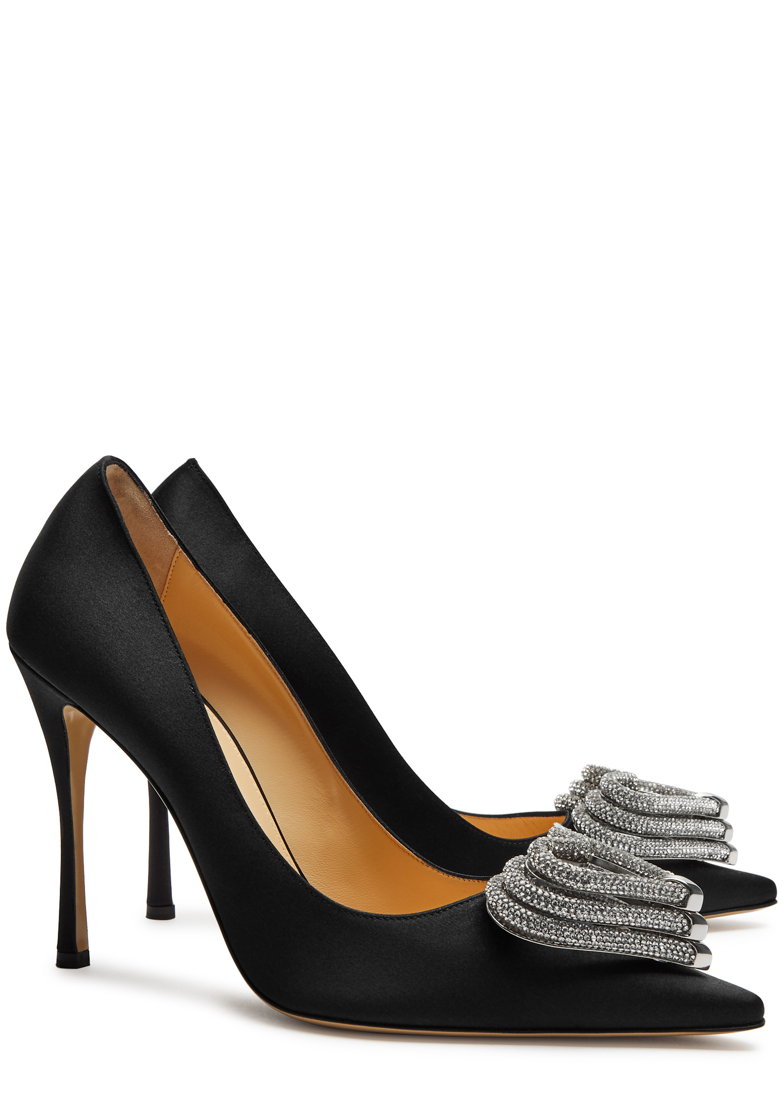 Triple Heart 110 satin pumps | Harvey Nichols (Global)