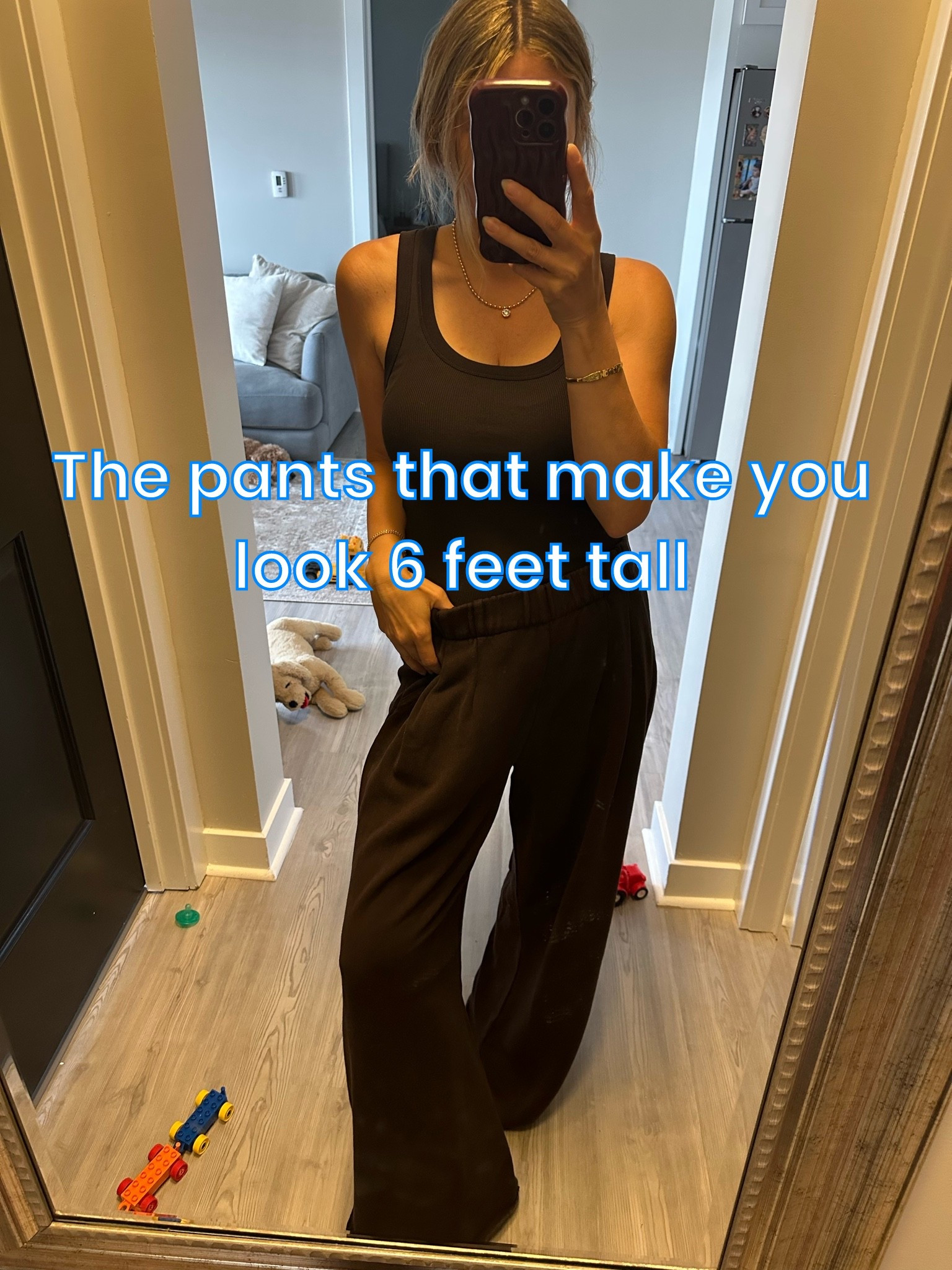 Guys they make your legs look so long! I went with Small Regular but they come in long and short as well! Color here is Deep Earth! Tank is linked as well- XS

#LTKootd #LTKOver40 #LTKmomlife