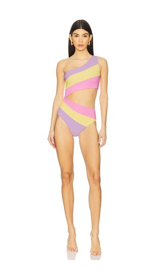 Joyce One Piece in Sublime Spring Colorblock | Revolve Clothing (Global)