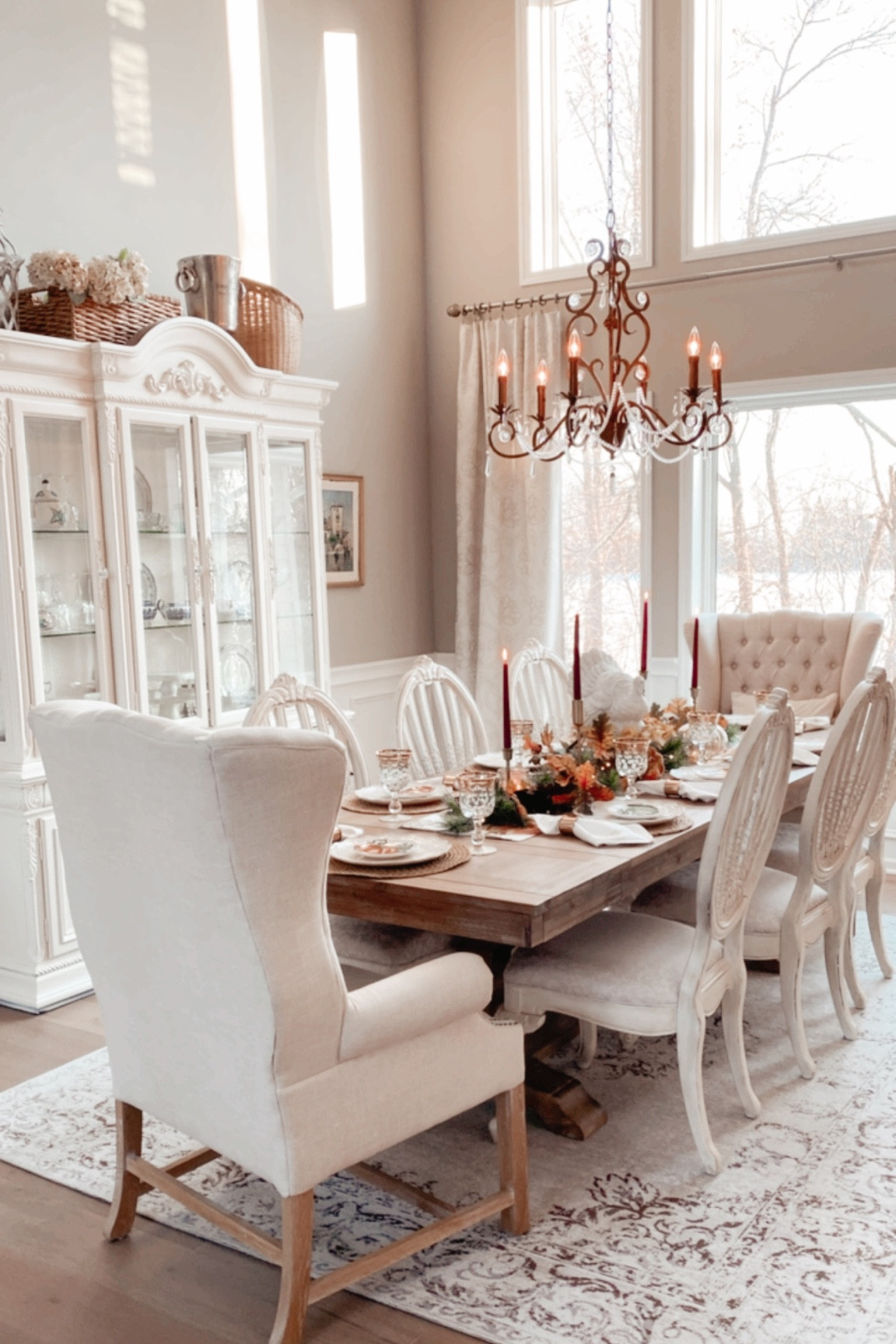 I mixed Fall foliage and pine branches for my Thanksgiving center piece and then mixed in some velvet pumpkins and of course candles. Hope you all
have a very happy Thanksgiving! 
..
.


#LTKhome #LTKSeasonal #LTKHoliday