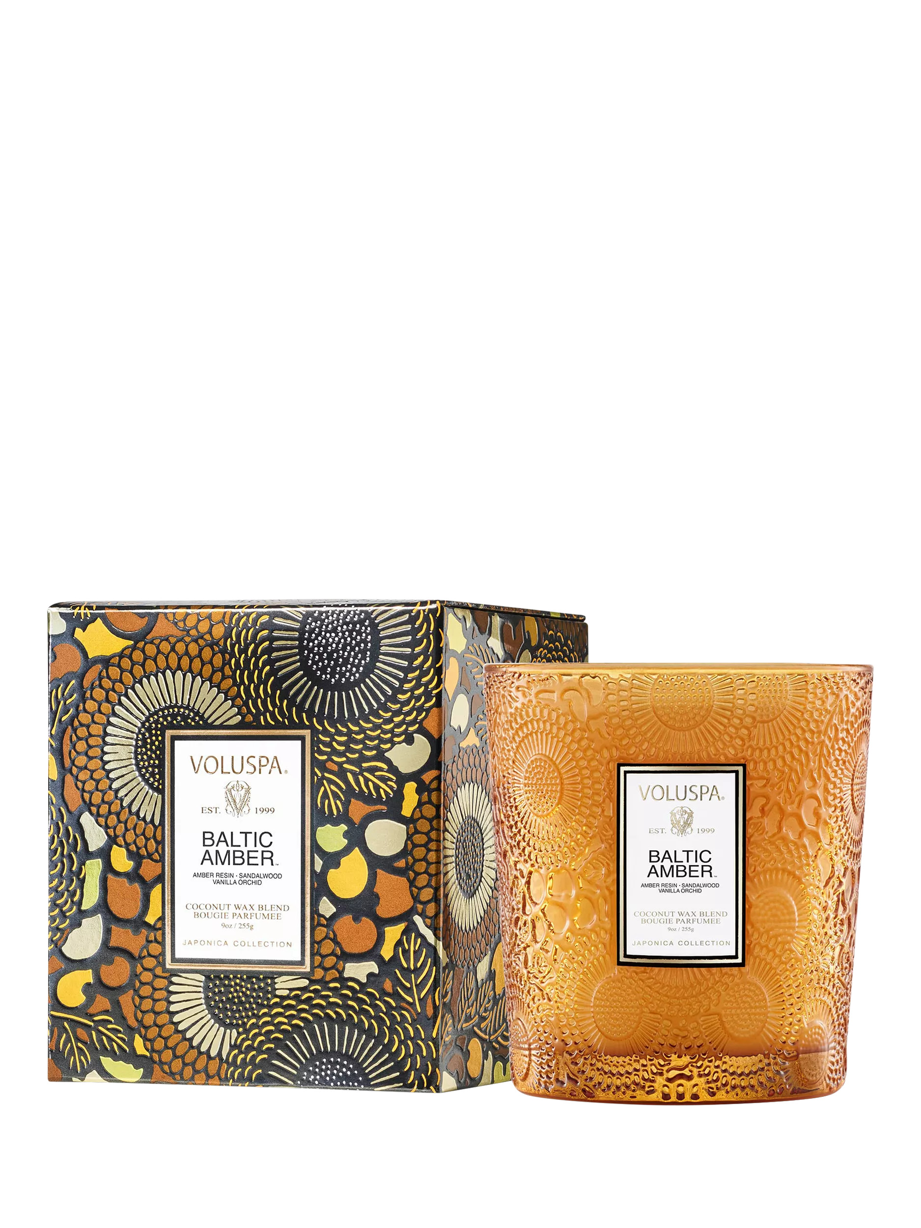 Voluspa Baltic Amber Classic Scented Candle, 255g | John Lewis (UK)