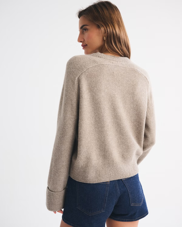 The A&F Madeline Crew Sweater | Abercrombie & Fitch (US)