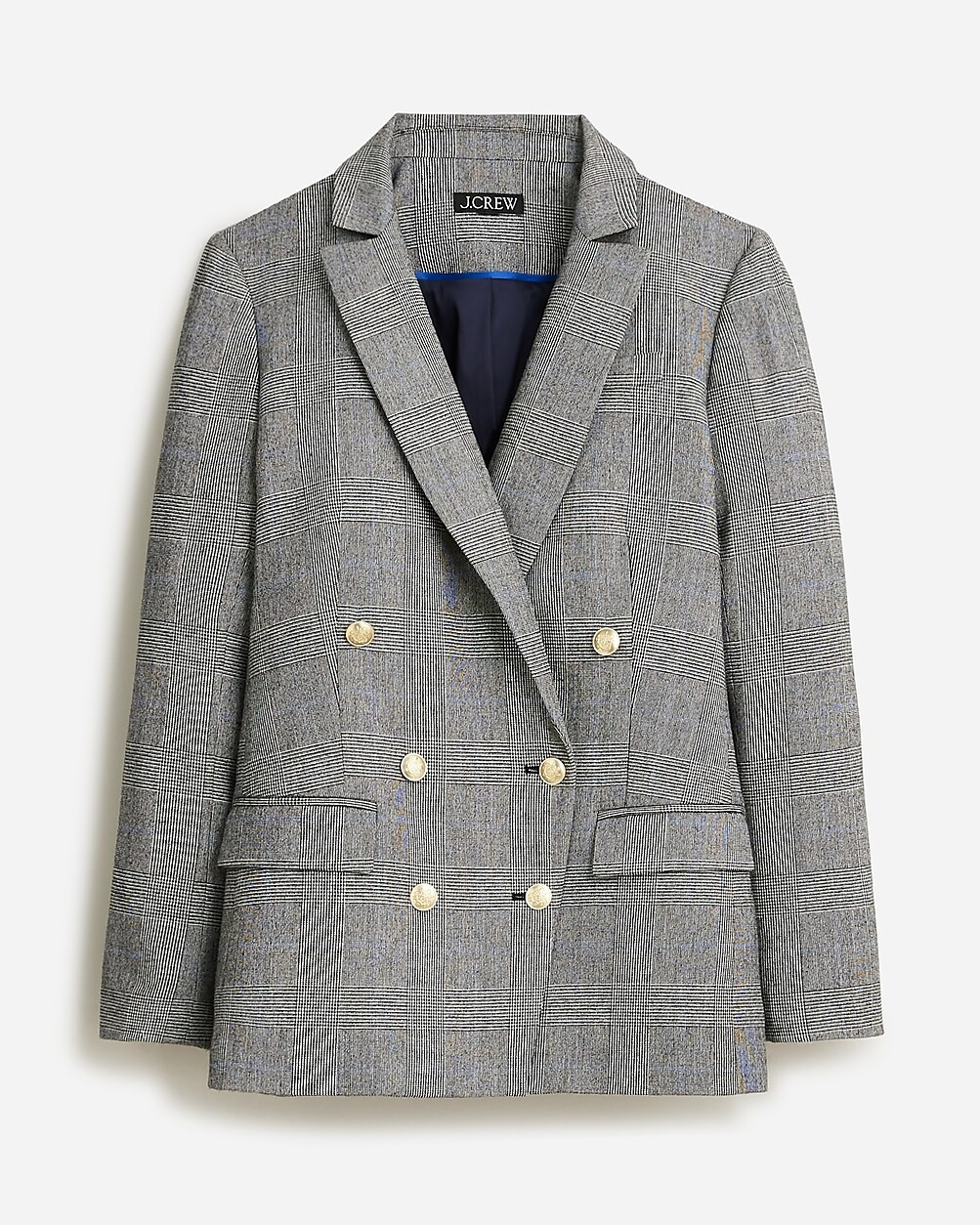 Brynn blazer in plaid English wool blend | J. Crew US