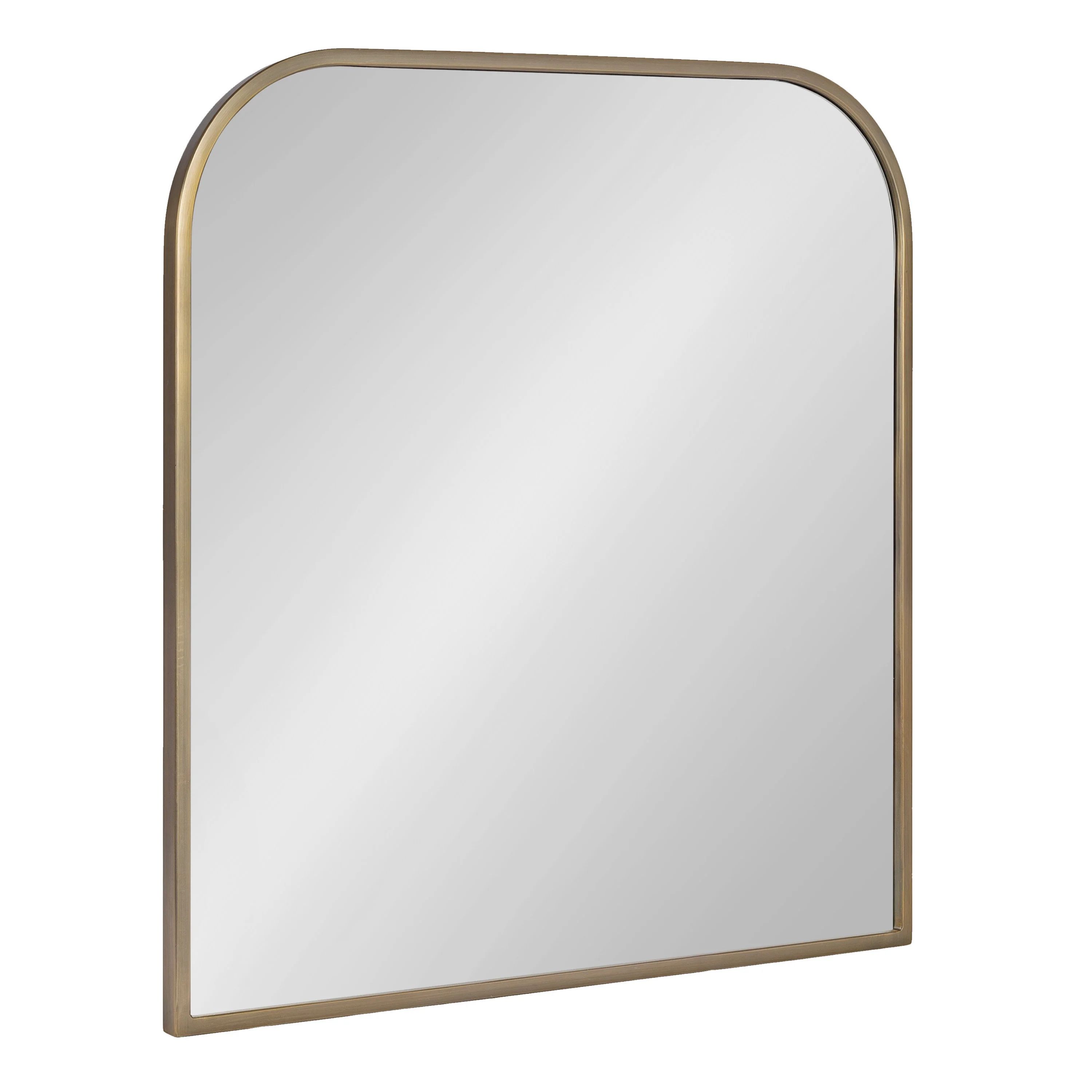 Kate and Laurel Valenti Contemporary Metal Wide Arched Wall Mirror, 28 x 30, Antique Brass, Sophi... | Walmart (US)