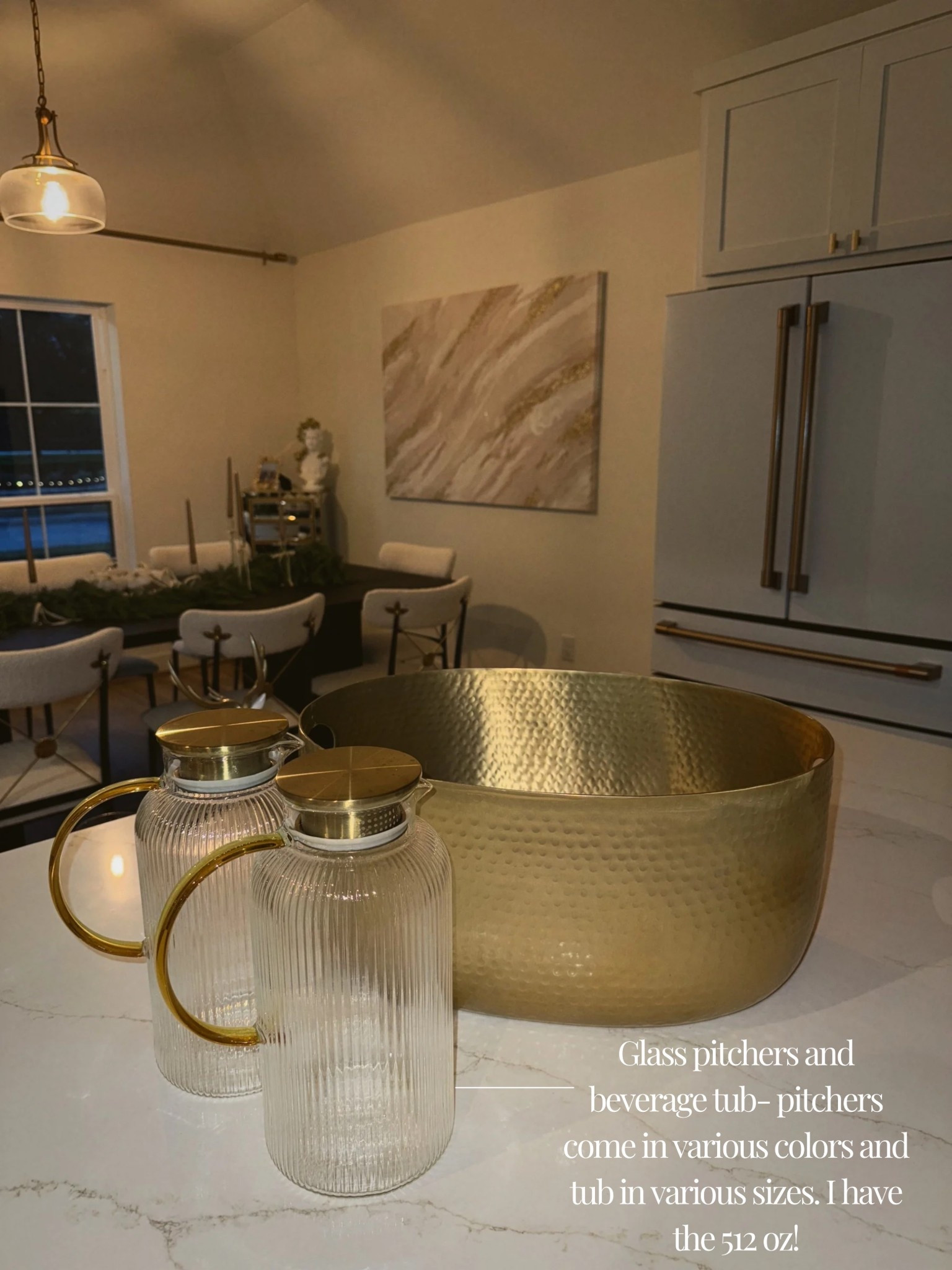 Glass pitchers | party ware | beverage tub 

Have the 512 oz!



#LTKHoliday #LTKHome #LTKGiftGuide