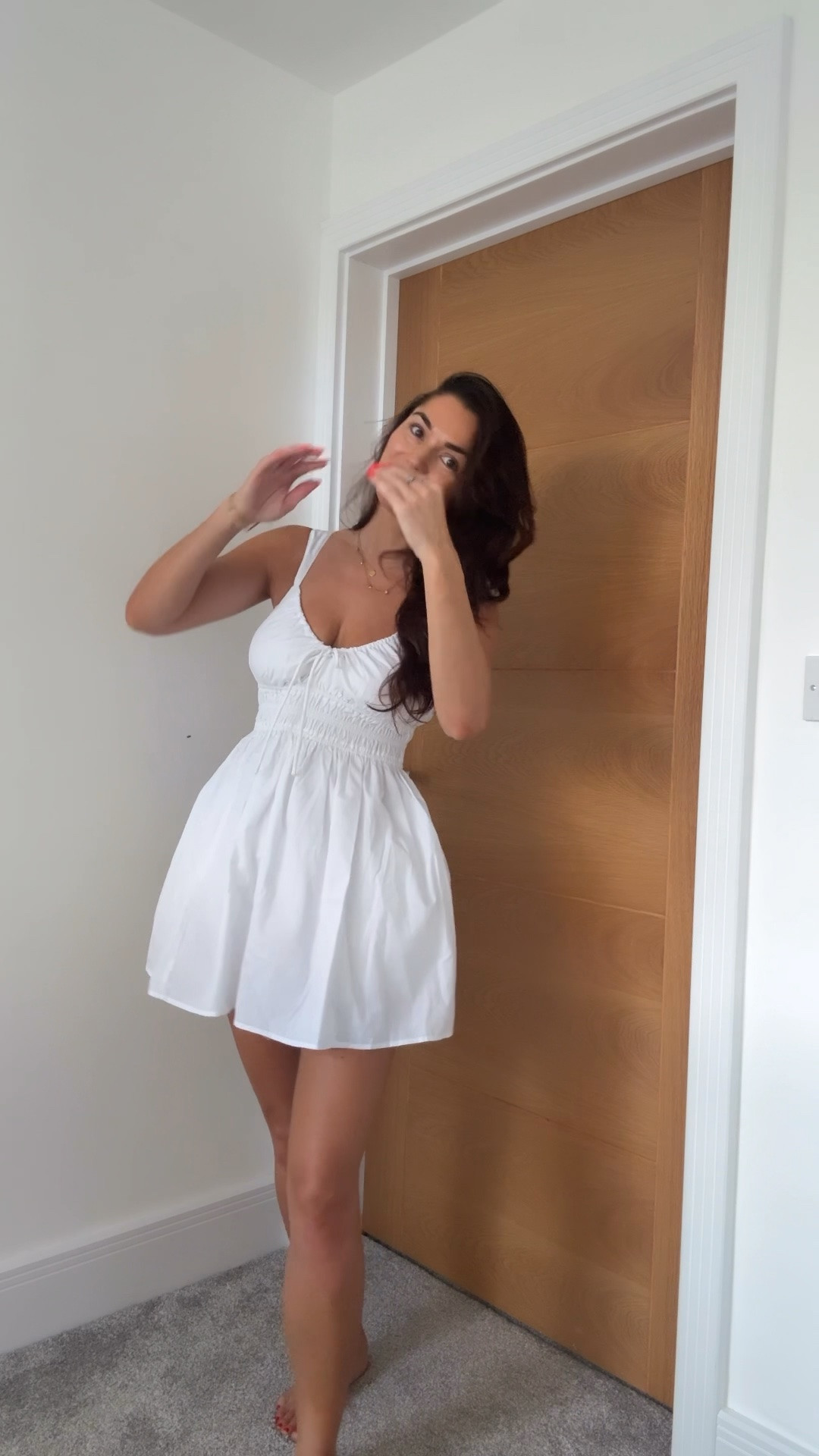 Cute white summer mini dress with shorts & pockets!!! #minidress #whitedress #summerdress #yellowdress

#LTKsummer #LTKuk #LTKdresses