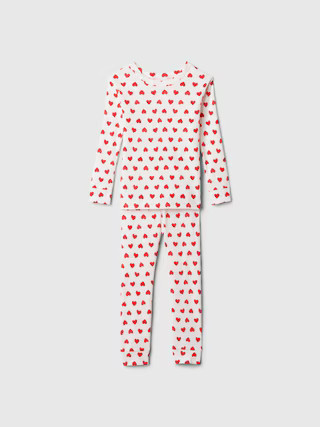 babyGap 100% Organic Cotton Heart PJ Set | Gap Factory
