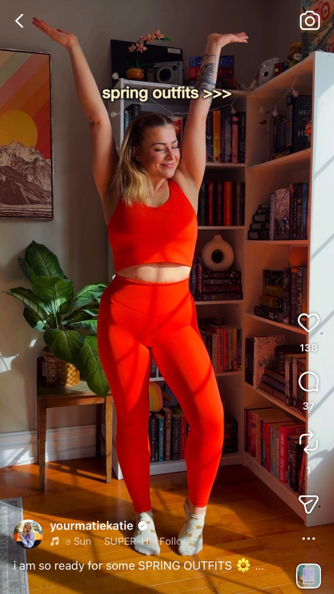 Vibrant orange spring outfit!! 🌼 from Aerie 

#LTKgrwm #LTKTravel #LTKootd