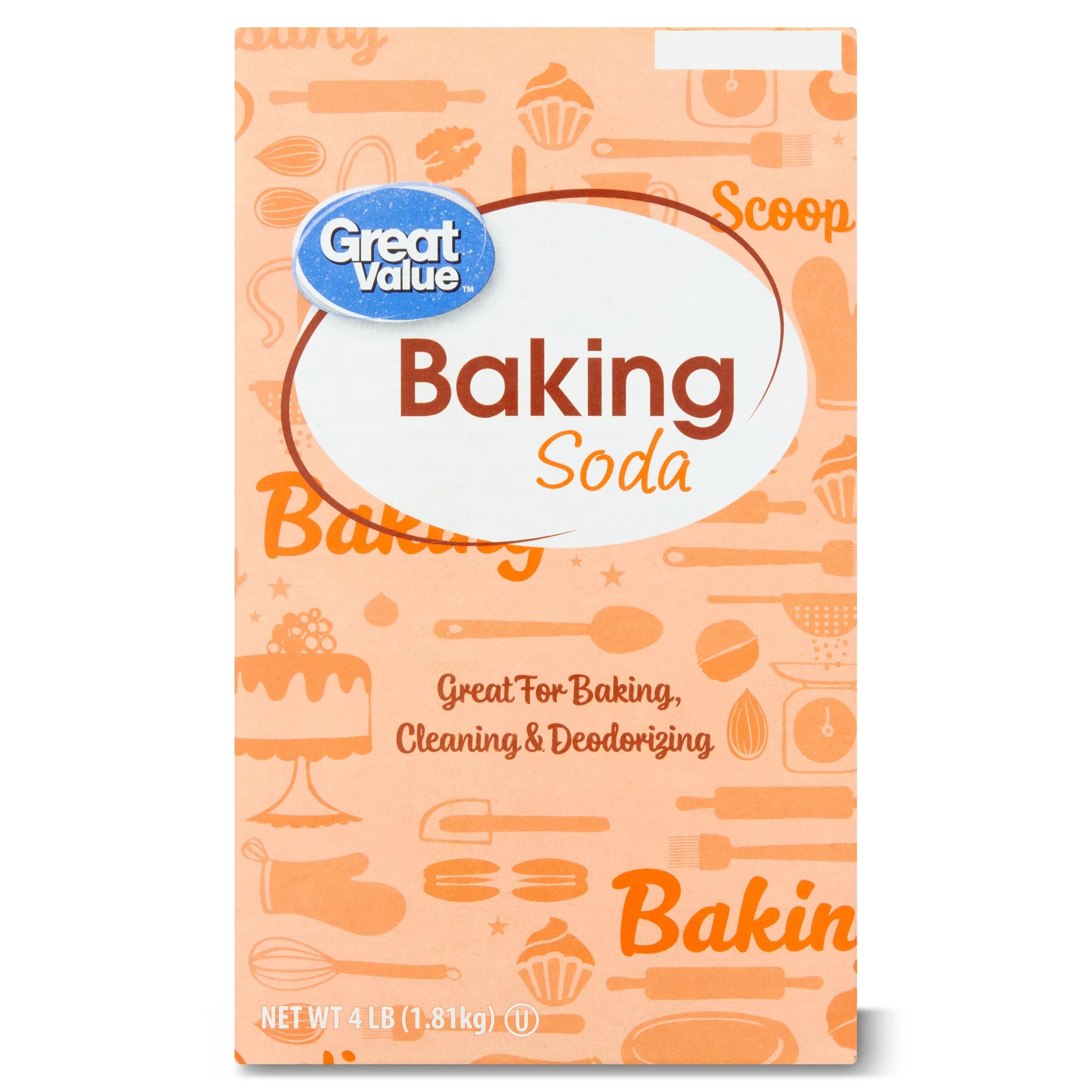 Great ValueGreat Value Baking Soda, 64 OzUSD$3.245.1 ¢/oz(4.3)4.3 stars out of 49 reviews49 revi... | Walmart (US)
