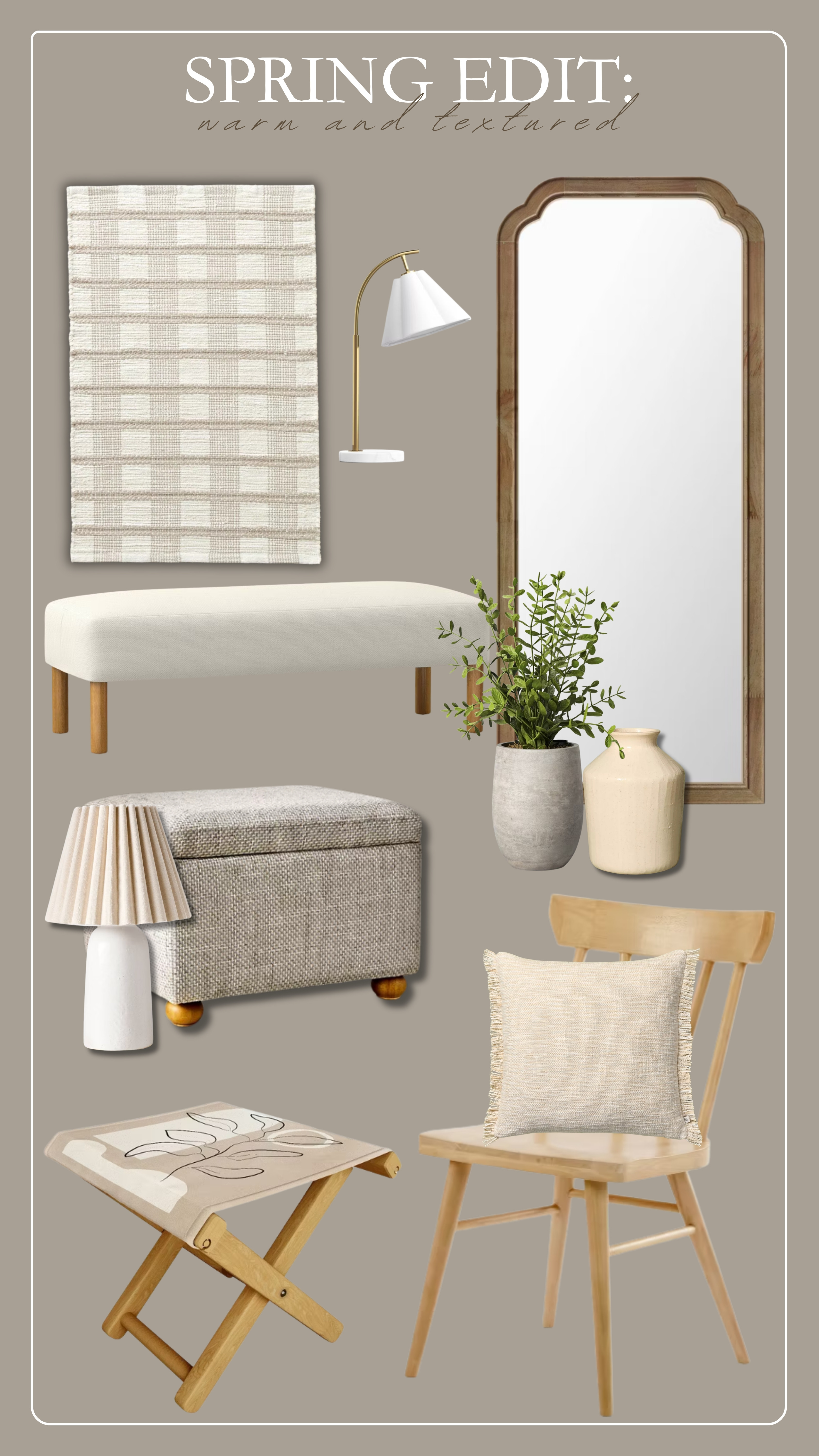 Target Spring Edit! ✨🤍

Warm and Textured 🔗🔗

 

#LTKBeauty #LTKHome #LTKSeasonal