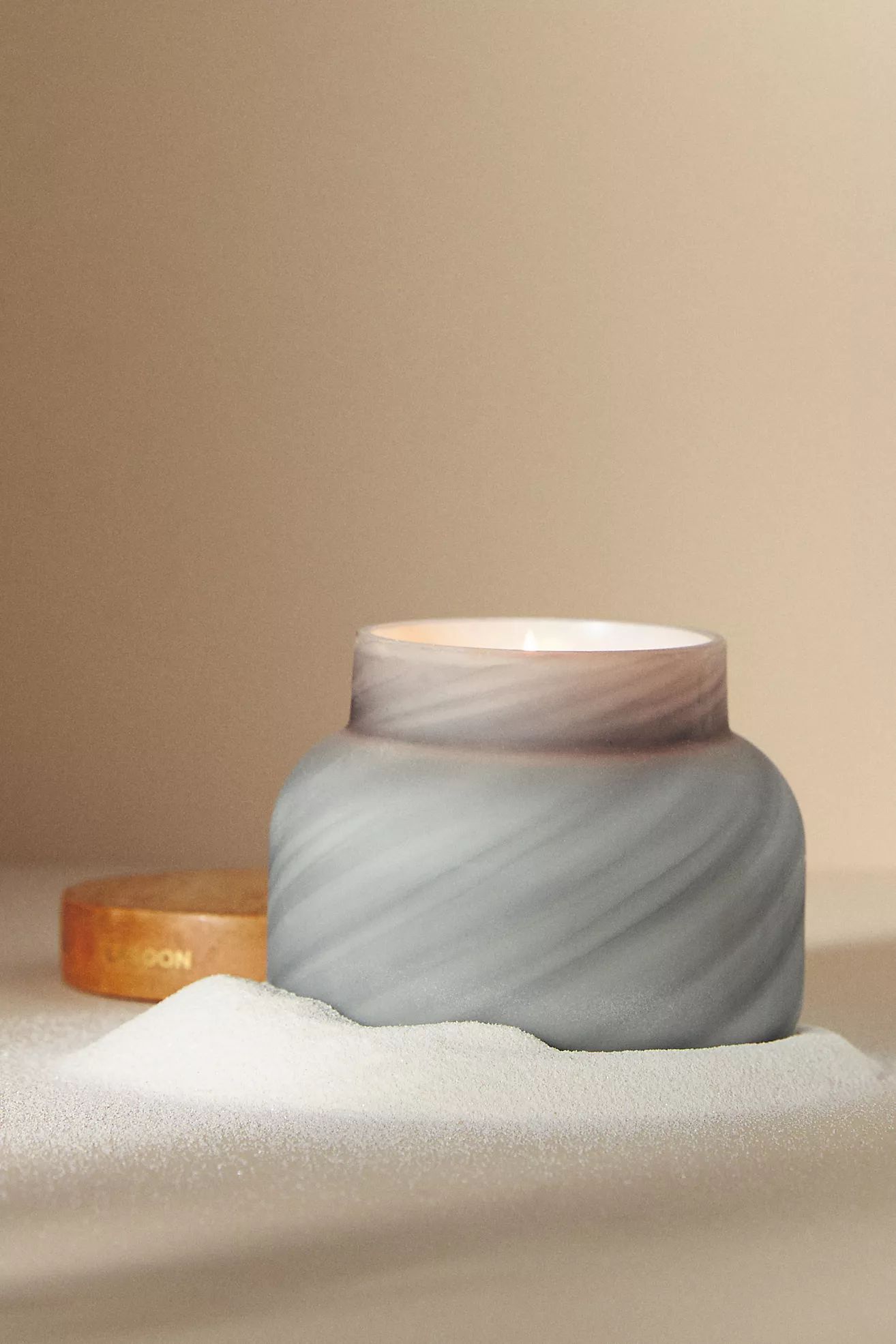 Capri Blue Sandstone Glass Jar Candle | Anthropologie (US)