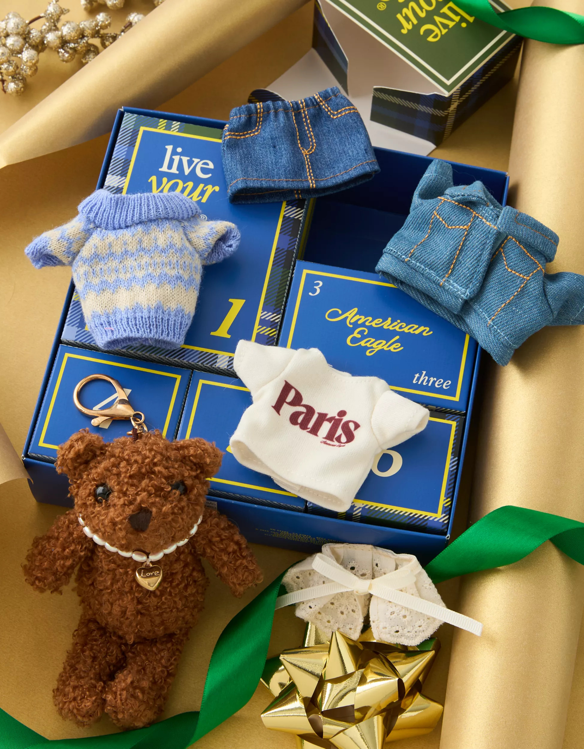 AE Teddy Bear Advent Calendar | American Eagle Outfitters (US & CA)