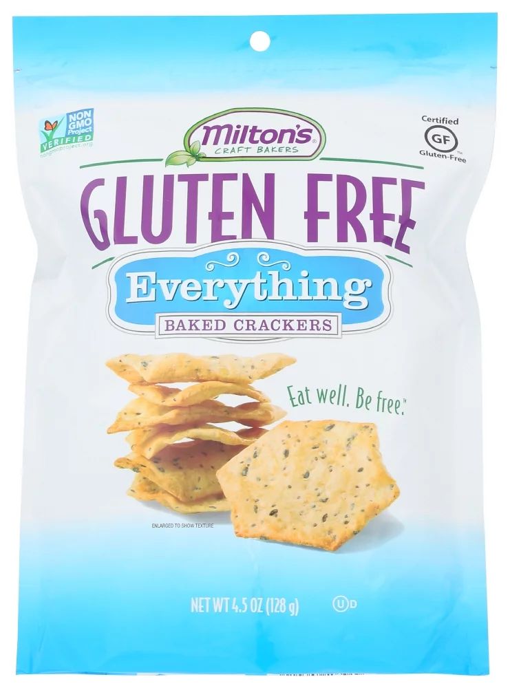 Miltons Gluten Free Baked Crackers Everything, 4.5 Oz | Walmart (US)