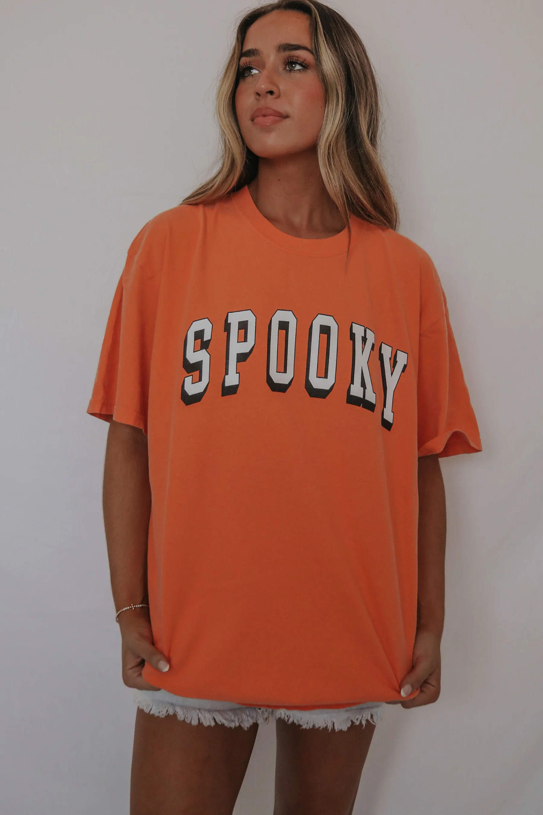 charlie southern: spooky t shirt - orange | RIFFRAFF