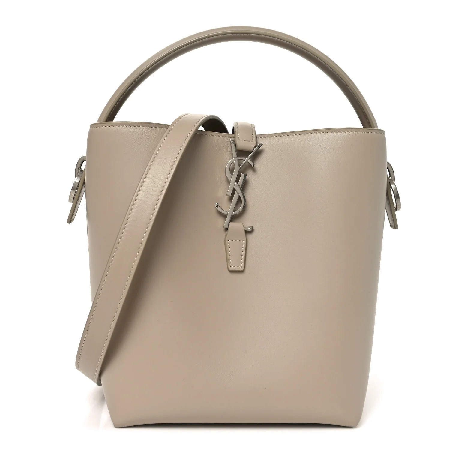 Shiny Calfskin Le 37 Small Bucket Bag Sea Salt | FASHIONPHILE (US)