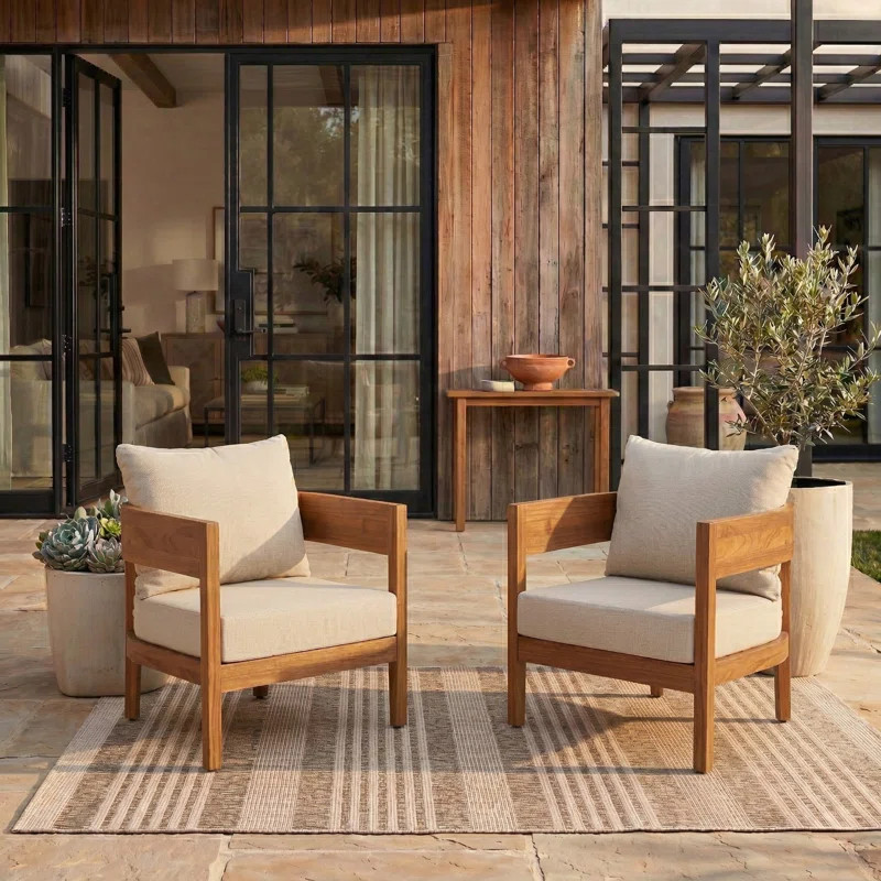 Kaiiden Patio Chair Set Of 2 (Set of 2) | Wayfair North America