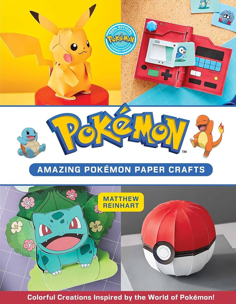 Amazing Pokémon Paper Crafts: Colorful Creations Inspired by the World of Pokémon! (Reinhart Po... | Amazon (US)