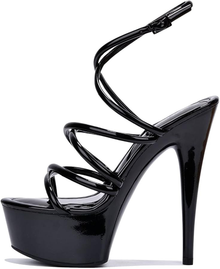 CAPE ROBBIN Lili - Black Heels | Amazon (US)