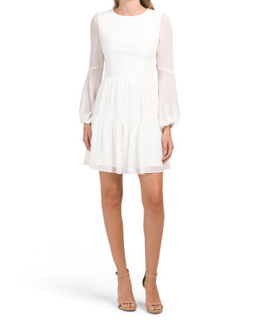 Paola Tiered Mini Dress | Marshalls