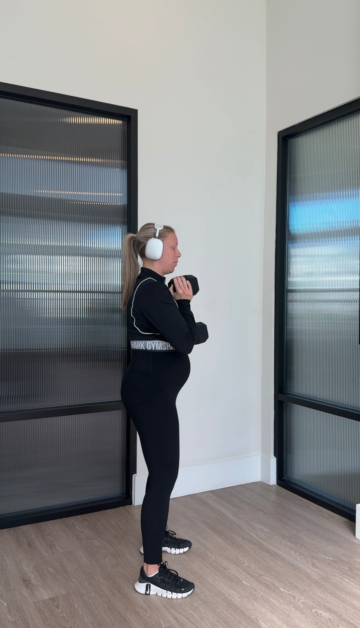 Workout outfit — Maternity leggings 

Wearing: small 

#LTKBaby #LTKBump