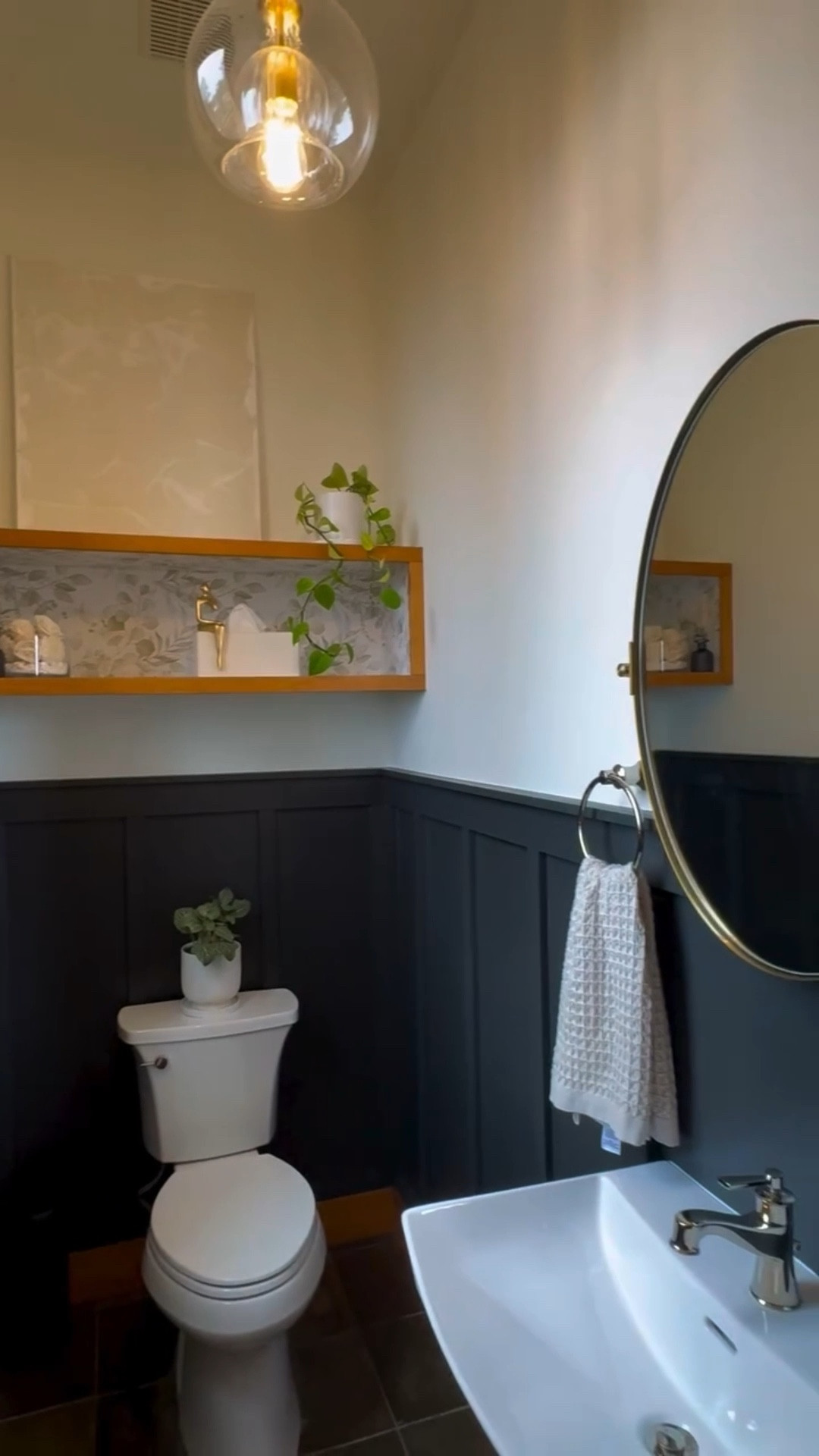 I may be biased, but I love this powder room so much. I think it’s the most lovely representation of my Mountain Organic interior design vision in my home… it’s warm but fresh, timeless with a hint of modern crispness, and layered with neutral and calming natural textures. ✨

#LTKWatchNow #LTKHome #LTKStyleTip