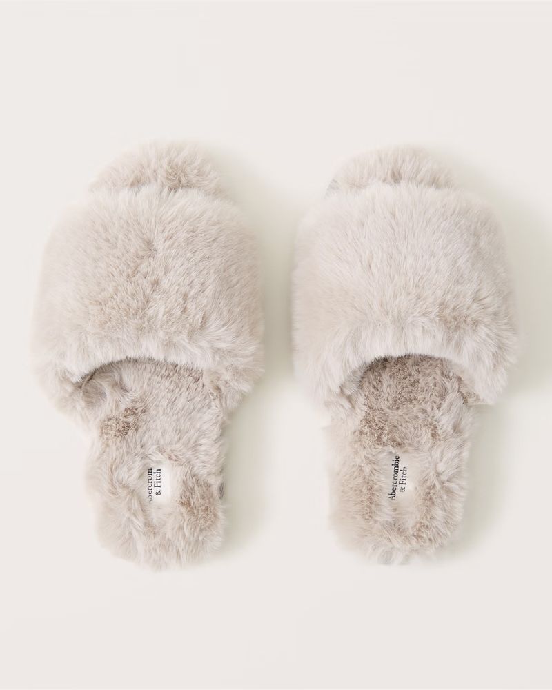 Women's Fur Slippers | Women's Intimates & Sleepwear | Abercrombie.com | Abercrombie & Fitch (US)