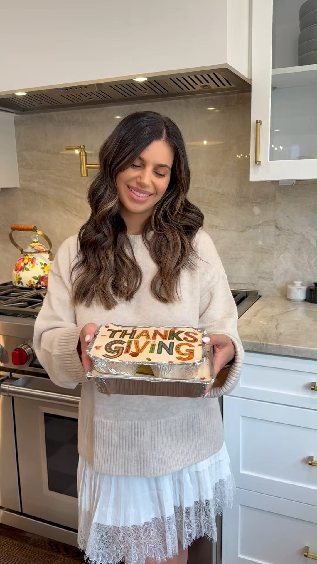 Thanksgiving left over food containers + my outfit, oversized sweater, lace skirt 

 #LTKHoliday #LTKfoodie #LTKHome